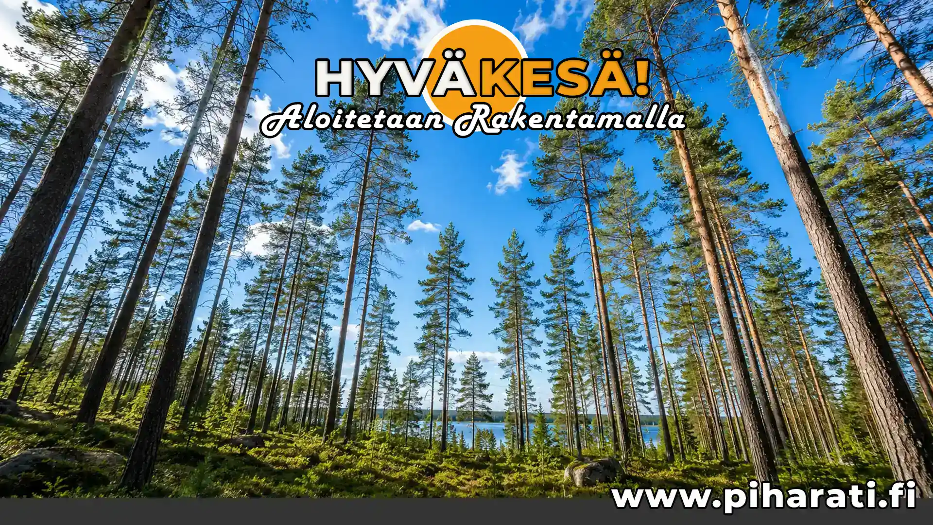 Autotallin rakentaminen alkaa metsästä